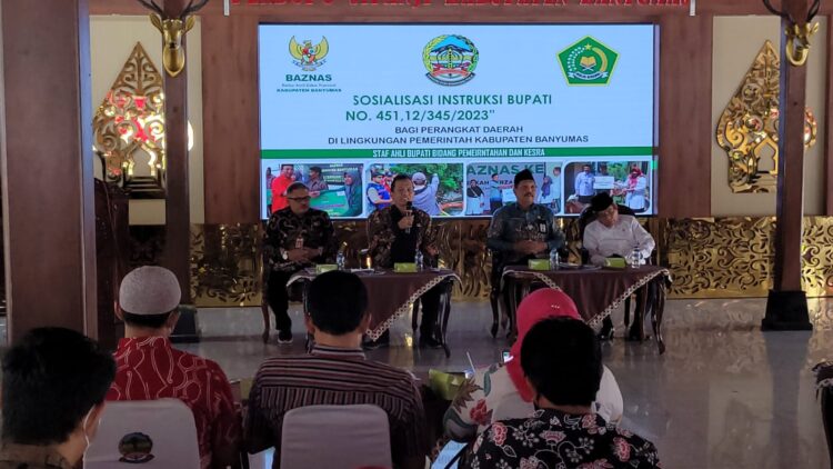 Bupati Banyumas Minta Kepala OPD Dukung Kewajiban Membayar Zakat