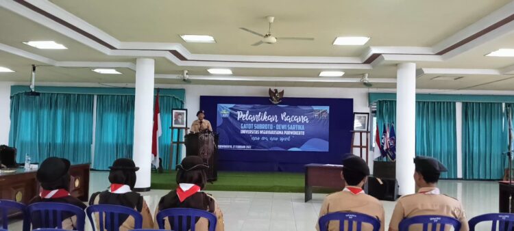 Syafik dan Ika Pimpin Racana Universitas Wijaya Kusuma Purwokerto