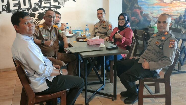 Kapolsek Bagan Sinembah Kordinasi Karhutla Bersama Datuk Penghulu Bagan Sapta Permai