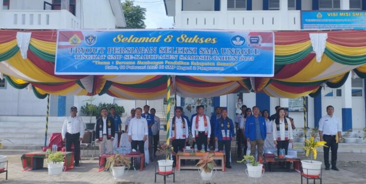 Bupati Samosir Apresiasi Pelaksanaan Try Out Persiapan Seleksi SMA Unggul oleh DPC GAMKI Samosir