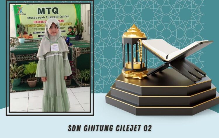 Siswa SDN Gintung Cilejet 02 Juara MTQ Jenjang Sekolah dasar Tingkat Kecamatan Parung Panjang Kabupaten Bogor