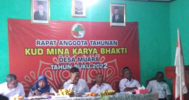 RAT Koperasi KUD Mina Karya Bhakti Mauara Bagaikan Benang Kusut, LPJ Ditolak