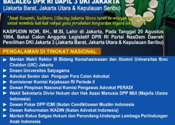 Kaspudin Nor, SH., M.Si Maju Ke DPR RI Dapil DKI Jakarta 3, Dapat Dukungan Pengurus WRC PAN-RI