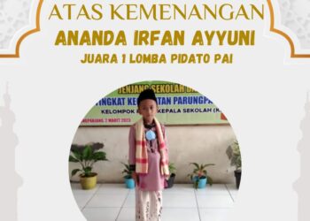 Siswa SDN Gintung Cilejet 02 Meraih Juara Ke 1 Lomba Pidato Jenjang Sekolah Dasar Tingkat Kecamatan Parang Panjang