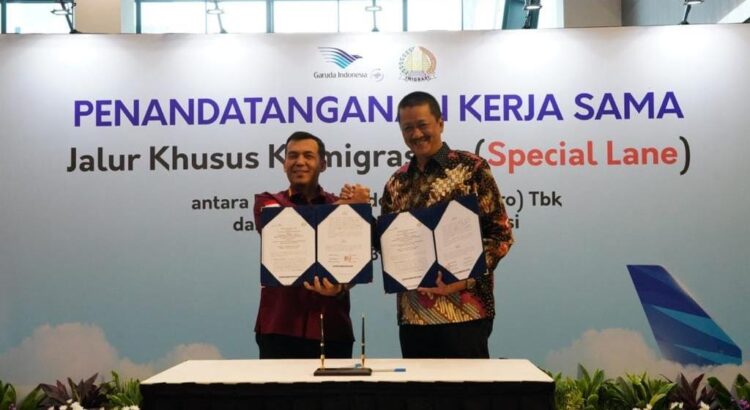 Optimalkan Peningkatan Layanan, Garuda Indonesia Dan Ditjen Imigrasi Resmikan Layanan Jalur Khusus Keimigrasian Untuk Penumpang Garuda