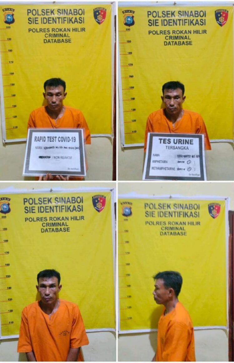 Lari Lewat Kolong dan Buang Sabu Saat Digerebek, Nelayan di Raja Bejamu Diringkus Polsek Sinaboi