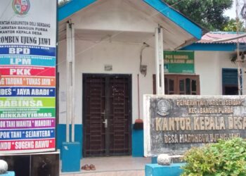 Seakan Makan Gaji Buta, Kantor Pemerintah Desa Marombun Ujung Jawi Sering Tutup di Jam Kerja