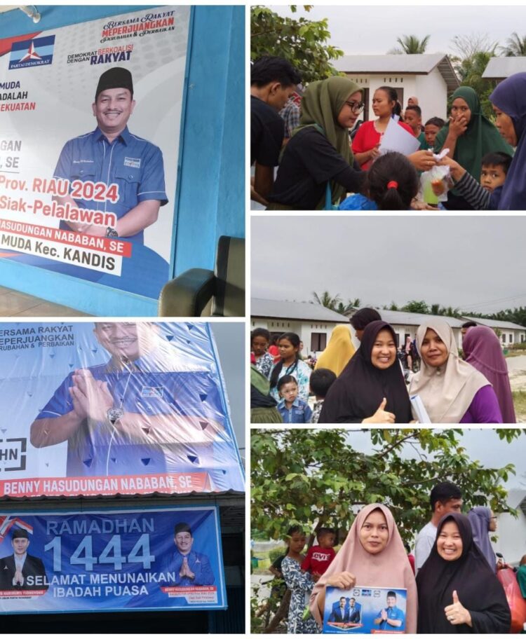 Berbagi Takzil dari Tokoh Pemuda Bacaleg Demokrat Benny Hasudungan Nababan