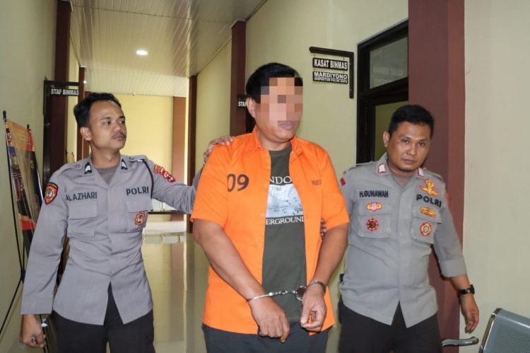 Asik Nyabu Diruang Dapur, Pria Asal Pardasuka Pringsewu Ditangkap Polisi