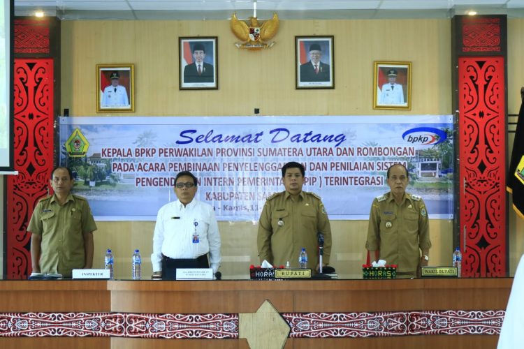 Bupati Samosir Buka Secara Resmi Pembinaan Penyelenggaraan dan Penilaian SPIP Terintegrasi
