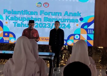 Bupati Banyumas Lantik Forum Anak Banyumas