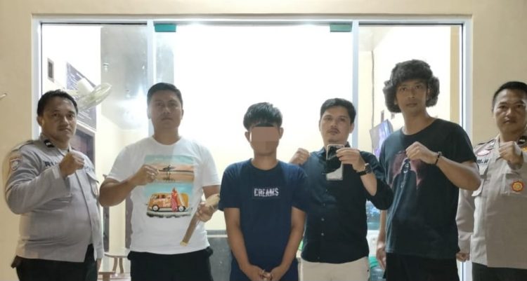 Polsek Limau Tangkap Seorang Tersangka Penganiayaan di Kelumbayan Barat