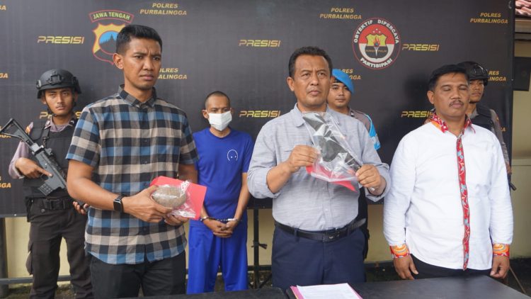 Bacok Teman Pakai Kudi, Pria di Purbalingga Diringkus Polisi