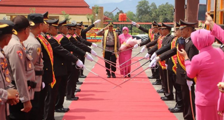 Polres Pringsewu Gelar Pisah Sambut Kapolres Pringsewu