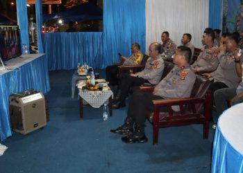 Kapolres Pringsewu Cek Kesiapan Pos Pengamanan Lebaran 2023