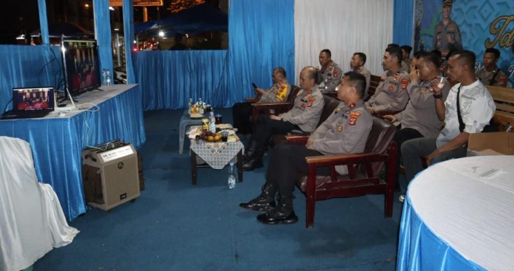 Kapolres Pringsewu Cek Kesiapan Pos Pengamanan Lebaran 2023