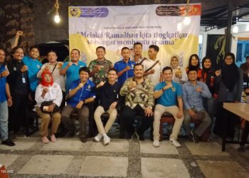 DP KNPI Kec.Cileungsi Kolaborasi dengan PAC Satria Gerindra Cileungsi dan PP Cileungsi Kidul Gelar Kegiatan Santunan Anak Yatim/Piatu dan Bukber