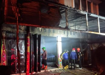 Toko Pakaian di Karangmoncol Terbakar, Penyebabnya Diduga Akibat Korsleting Listrik