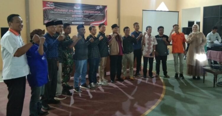 PPK bersama Panwas Kecamatan Ciasem – Subang Adakan Rapat Pleno Terbuka Bahas DPHP