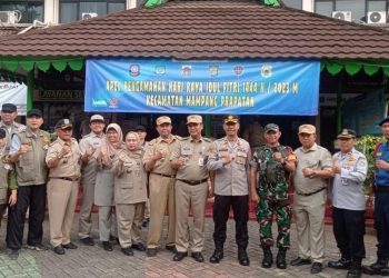 Apel Pengamanan Hari Raya Idul Fitri 1444 H / 2023 M Kecamatan Mampang Prapatan