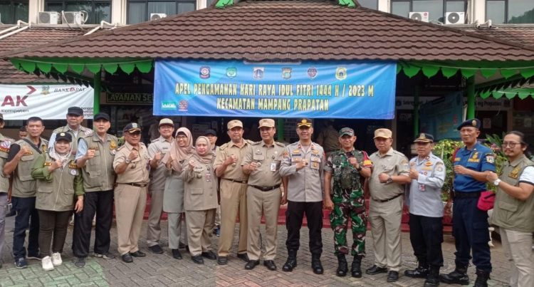 Apel Pengamanan Hari Raya Idul Fitri 1444 H / 2023 M Kecamatan Mampang Prapatan