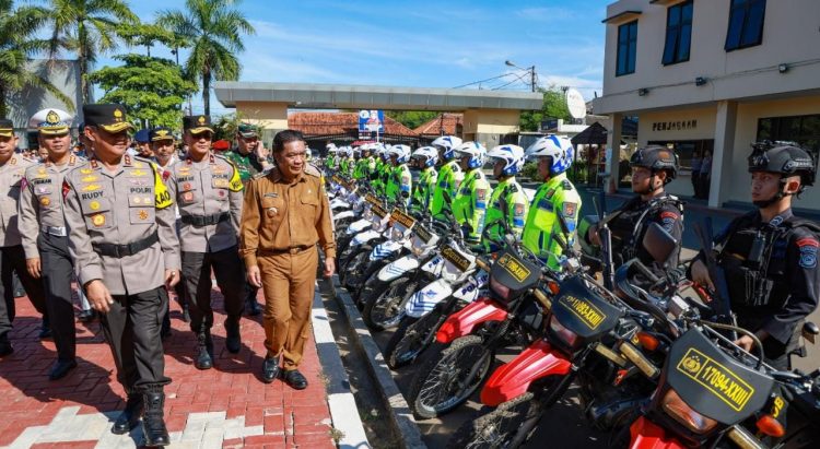 Pj Gubernur Al Muktabar Bersama Kapolda Banten Cek Kesiapan Operasi Ketupat Maung 2023