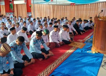 158 Narapidana Terima Remisi, Rutan Kota Agung Diserbu Pengunjung