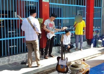 Hibur Pengunjung, Rutan Kota Agung Suguhkan Penampilan band dan Tim Hadroh WBP