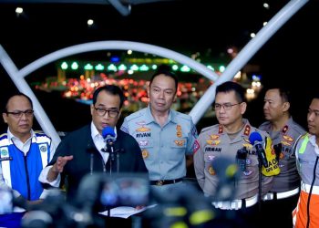 Rivan A. Purwantono : Menteri Perhubungan, Kakorlantas Polri dan Jasa Raharja Amankan Mudik di Km 70 Tol Cikarang Utama