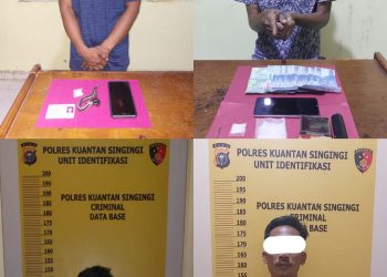 Dua Pengedar Dengan 20 Gram Sabu di Amankan Tim Polres Kuansing