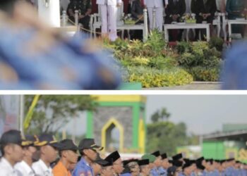 Pemkab Gelar Upacara HUT Ke-14 Kabupaten Pringsewu