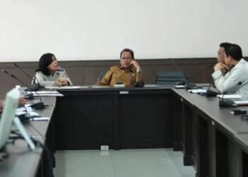 Sekda Pimpin Rakor dengan BPN Pakpak Bharat