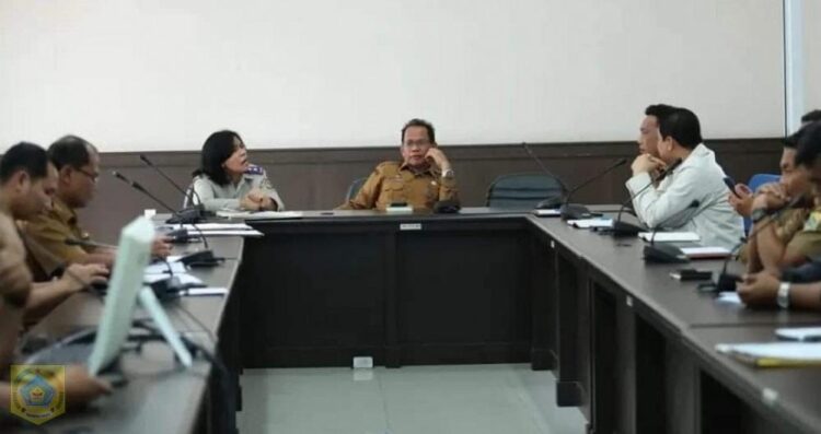 Sekda Pimpin Rakor dengan BPN Pakpak Bharat