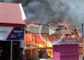 Kebakaran di Muaro Pingai Haguskan Rumah Warga dan Rumah Adat, Kerugian Ditaksir Milyaran