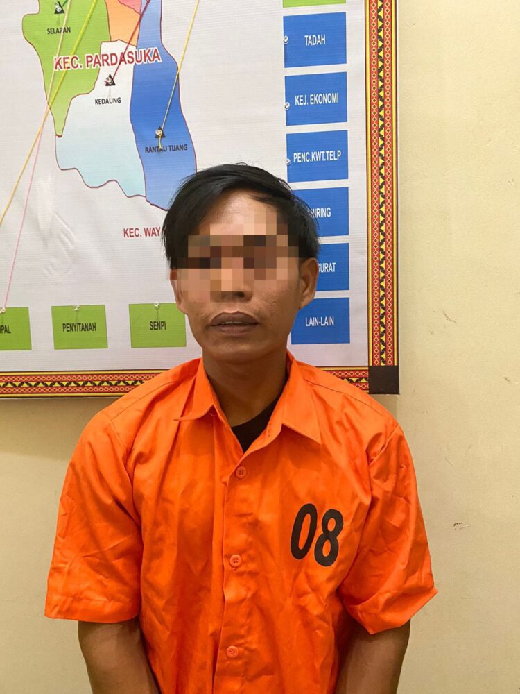 Kepergok Maling Gabah, Pria Asal Pardasuka Nyaris Babak Belur Diamuk Masa