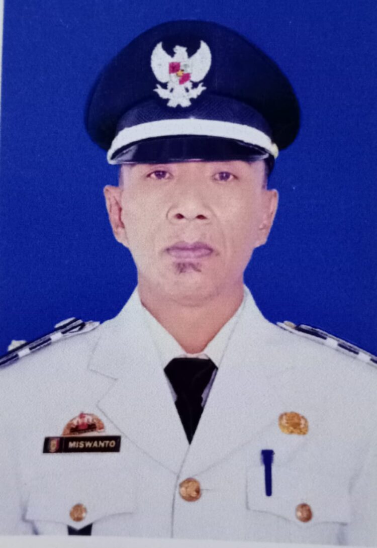 Kepala Pekon Panjer Rejo Miswanto Mengucapkan Selamat Hari Raya Idul Fitri 1444 H