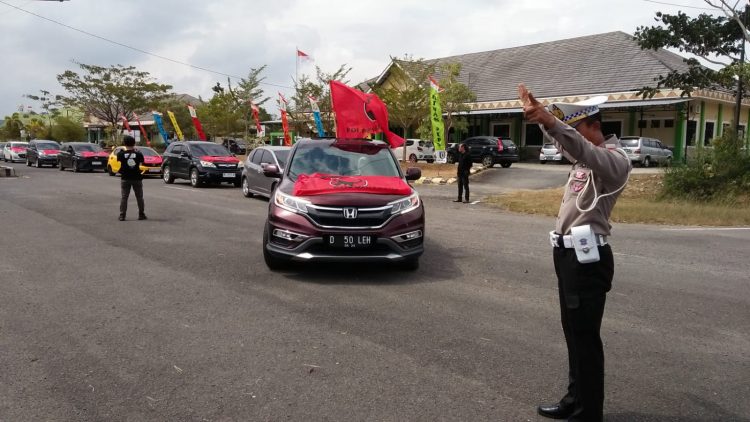 Polres Pringsewu Amankan Pendaftaran Bacaleg DPRD Kabupaten Pringsewu