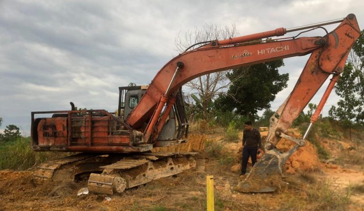Direskrimsus Polda Riau Tangkap Dugaan Pertambangan Galian Tanah Timbun Ilegal