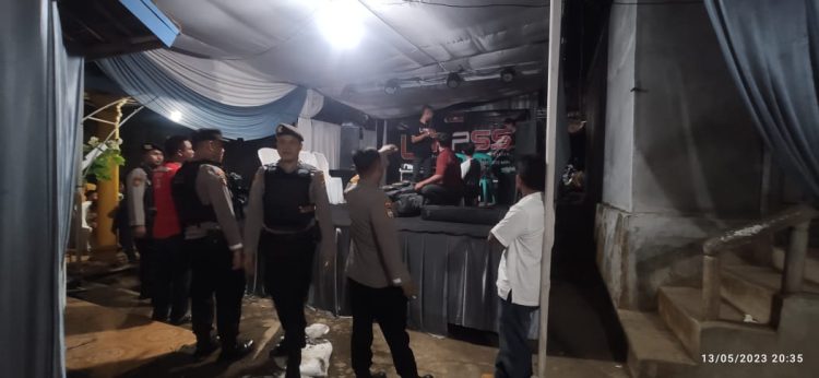 Lewati Batas Keramaian, Polsek Talang Padang Bubarkan Orgen Tunggal di Gisting