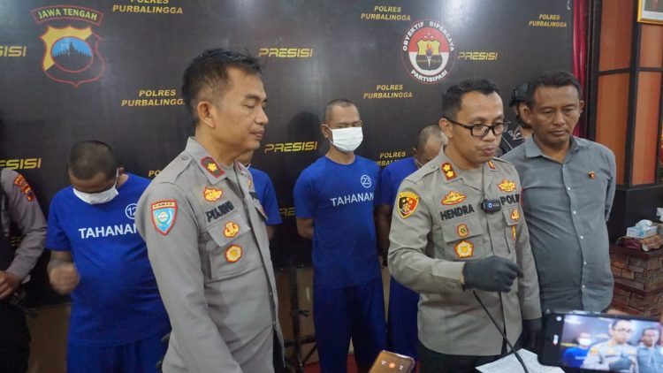 Polres Purbalingga Ungkap Kasus Penipuan, Empat Pelaku Merupakan Napi di Lapas Jawa Timur