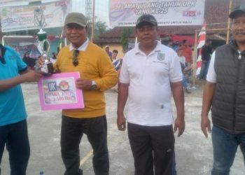 Gren Final Antara Desa Cikawung VS Mekarsari Gelaran Turnamen UPK Cup 2023