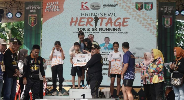 Ratusan Peserta Ikuti Pringsewu Heritage 10 K & 5 K Running