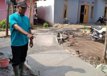 Ketua BPD Desa Setu Omang Abdurrachman Anggaran Dana Desa Setu 2023 di Alokasikan Buat Infrastruktur