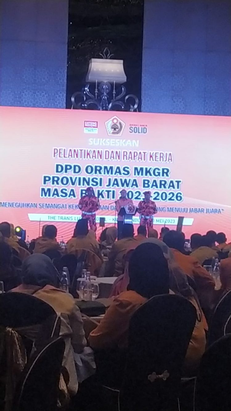 DPD MKGR  Jawa Barat Mendukung Pencalonan Ketua Umum Partai Golkar Maju di Pilpres 2024