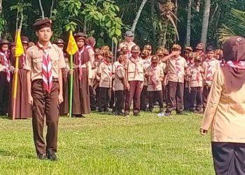 Pramuka MI Islamiyah Somakaton Kwarran Somagede Uji Kecakapan
