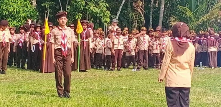 Pramuka MI Islamiyah Somakaton Kwarran Somagede Uji Kecakapan