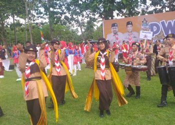 Musik Kentongan UIN SAIZU Purwokerto Ramaikan PWN PTK Gorontalo Yang Dibuka Menag Yaqut