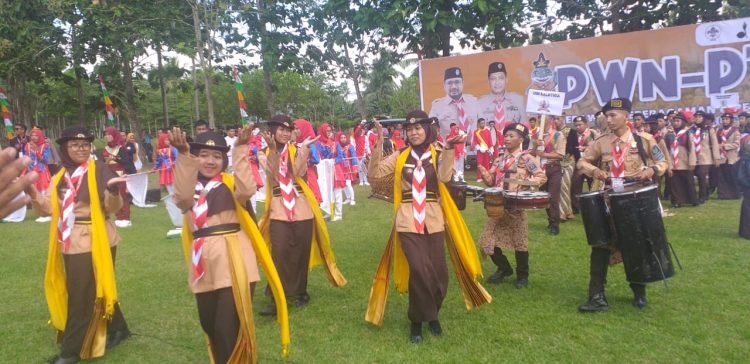 Musik Kentongan UIN SAIZU Purwokerto Ramaikan PWN PTK Gorontalo Yang Dibuka Menag Yaqut
