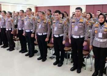 Kapolda Riau Buka Latihan Pra Operasi Patuh Lancang Kuning 2023