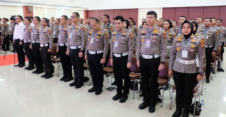 Kapolda Riau Buka Latihan Pra Operasi Patuh Lancang Kuning 2023